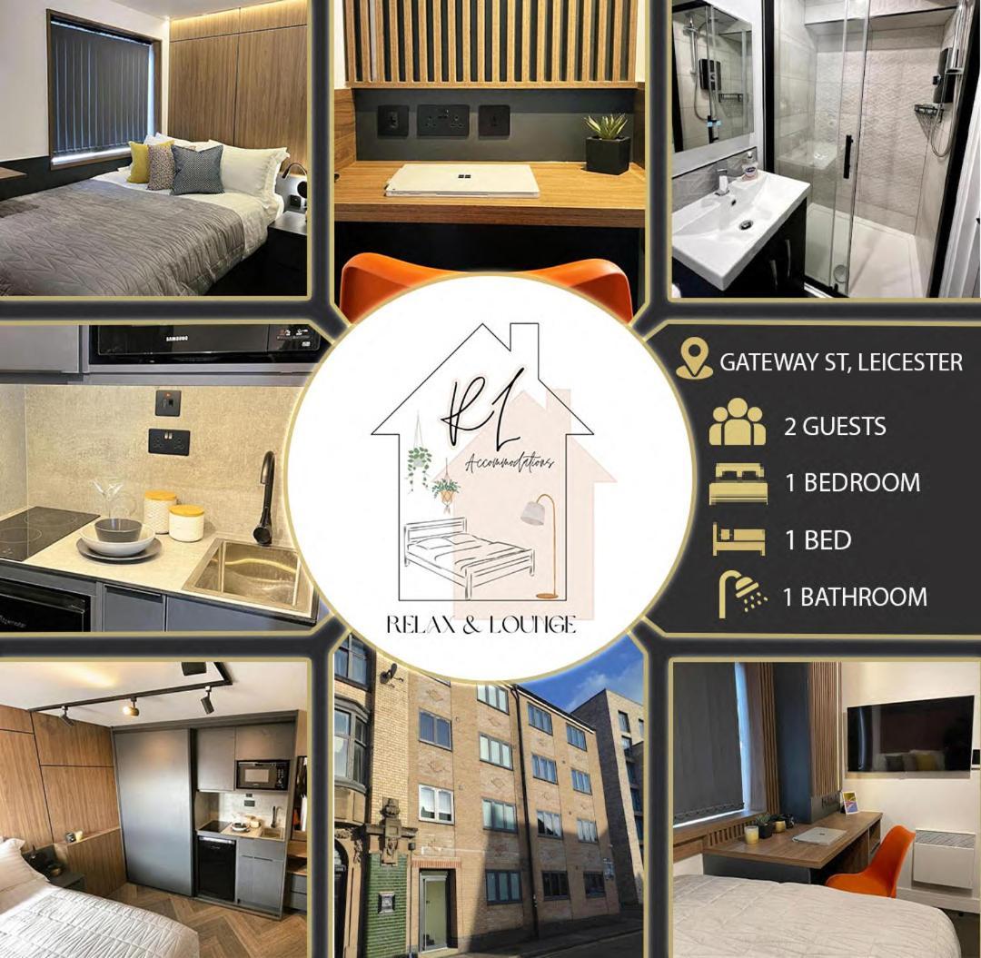 Deluxe 1 Bed Studio 2A Near Royal Infirmary & Dmu Leicester Exterior photo